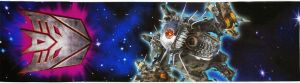 Transformers LE Decepticon Backbox Decal - Right